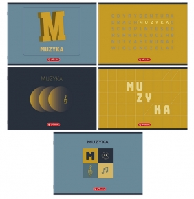 Zeszyt Herliz A5/16k pięciolinia - Muzyka, 1 szt