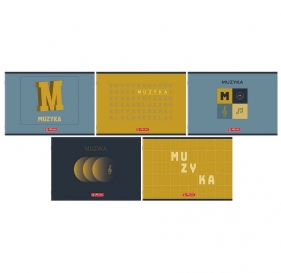 Zeszyt Herliz A5/16k pięciolinia - Muzyka, 1 szt