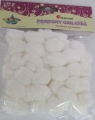 Pompony girlanda 1,25cm biała DIY16071A