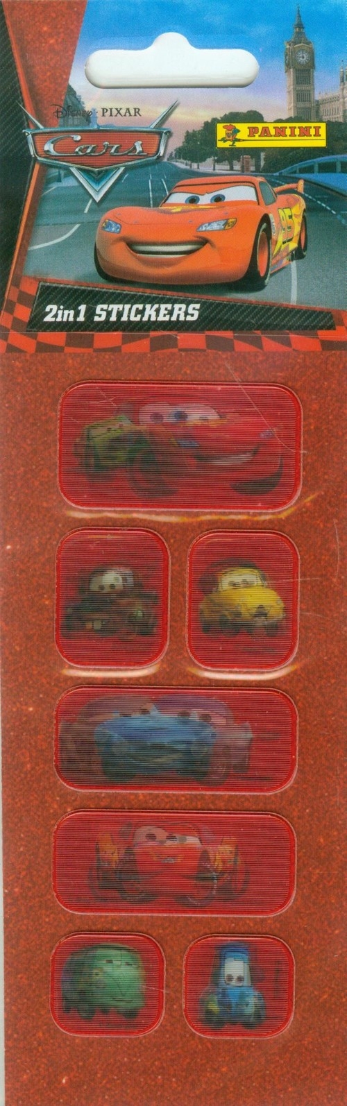 Naklejki 2 w 1 Mini Disney Auta (7000084a0312)