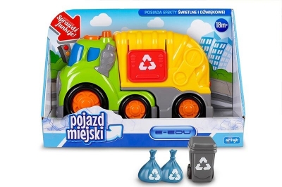Pojazd miejski - Śmieciarka z koszem E-Edu