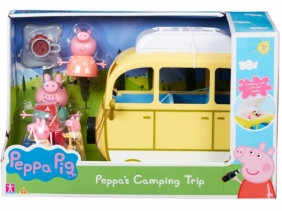 Świnka Peppa - Kamper z akcesoriami + 4 figurki - seria 2 (PEP06922)