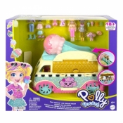 Zestaw figurek Polly Pocket Modna mobilna lodziarnia HHX77 (HHX77)