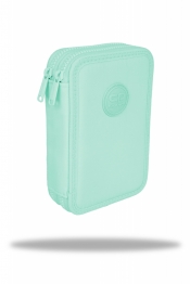 Coolpack, Piórnik podwójny z wyposażeniem Jumper 2 Pastel - Powder Mint (F066645)