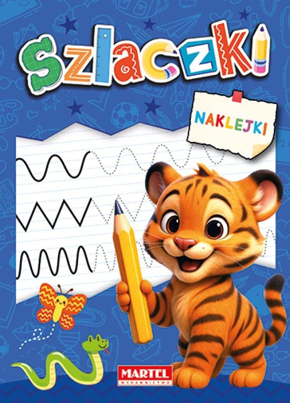 Kolorowanka z naklejkami. Edu - Szlaczki