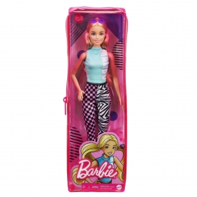 Barbie Fashionistas: Lalka - Top Malibu i legginsy, blond kucyki (FBR37/GRB50)