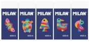Milan, Gumka do mazania 4020A w kartonowej osłonce (mix wzorów)