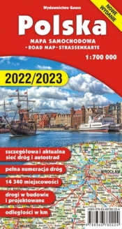 Mapa Polska 1:700 000 - Opracowanie zbiorowe