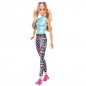 Barbie Fashionistas: Lalka - Top Malibu i legginsy, blond kucyki (FBR37/GRB50)