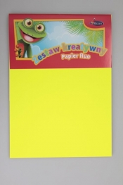 Zestaw Kreatywny - Papier Fluo 10 arkuszy