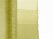 Organza obszywana oliwka 0,38x9m