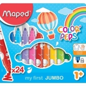 Flamastry Jumbo Colorpeps 24 kolory MAPED