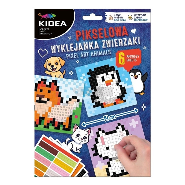 Kidea, Pikselowa wyklejanka - Zwierzaki