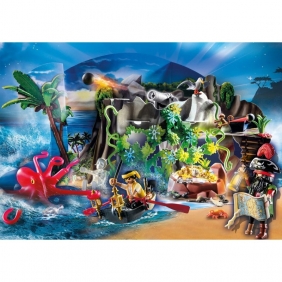 Playmobil Pirates: Kalendarz adwentowy "Poszukiwania skarbu w zatoce" (70322)