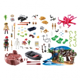 Playmobil Pirates: Kalendarz adwentowy "Poszukiwania skarbu w zatoce" (70322)