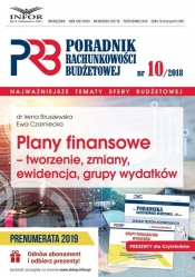 Plany finansowe-tworzenie,zmiany,ewidencja,grupy wydatków - Irena Bruszewska