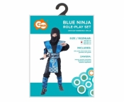 Strój dla dzieci Niebieski Ninja rozm.120/130cm