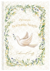 Książeczka A5 Pamiątka Komunijna. Gołąb w oliwkach