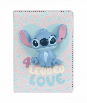 Coolpack, Notes B6/100k Squishy 3D Disney Fashion - Stitch pastel (75224PTR)