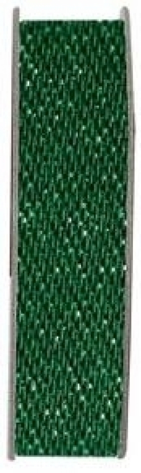 Tasiemka satynowa z brokatem. Anitas - evergreen 3m