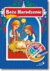 Kolorowanka z naklejkami. Boże Narodzenie - Opracowanie zbiorowe