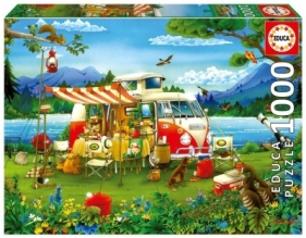 Puzzle 1000 Wakacje z kamperem