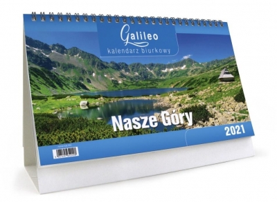 Kalendarz 2021 biurkowy Galileo - Nasze góry