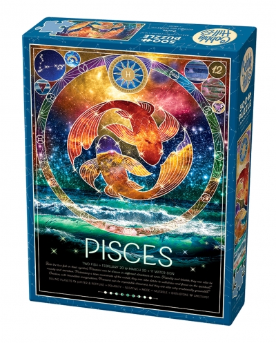Puzzle 500 Znaki zodiaku Ryby