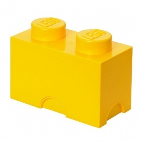 Lego, pojemnik klocek Brick 2 - Żółty (40021732)