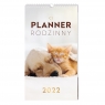 Kalendarz 2022 Planer Rodzinny ścienny 25x45cm - Zwierzaki