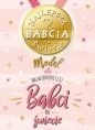 Karnet B6 z magnesem na lodówkę - "Medal dla najwspanialszej babci na świecie"