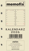 Wkład kalendarzowy 2026 Memofix A6 TNS