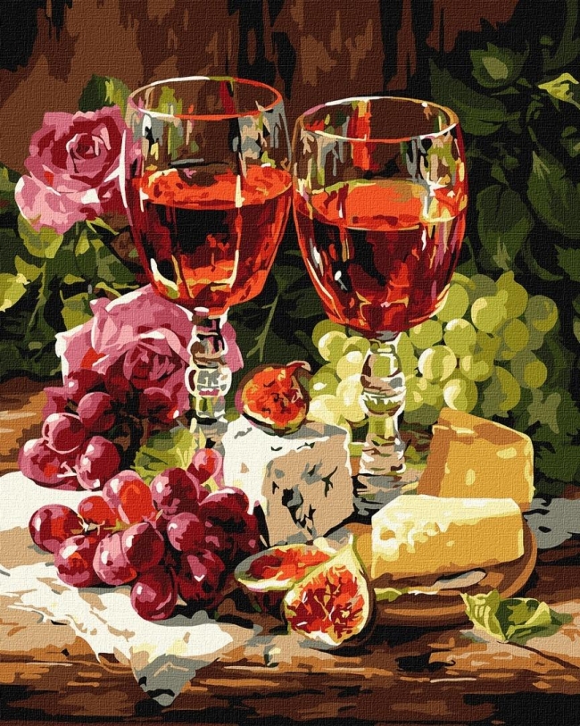 <img src='https://webimage.pl/pics/225/5/d4823104395225.jpg' style='height:440px' /> Malowanie po numerach - Martwa natura z figami...
