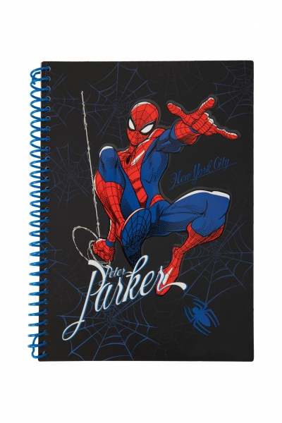 <img src='https://webimage.pl/pics/225/7/d5907360027225.jpg' style='height:440px' /> Kołobrulion B5 100k.kratka plastikowa spirala Disney Spider-Man wzór 3