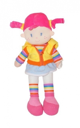 Lalka Sweet Girl 38 cm żółta kamizelka (4149b)
