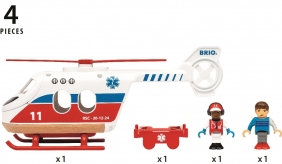 Brio Trains & Vehicles: Helikopter ratunkowy (63602200)