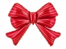 Balon foliowy Kokarda XXL czerwona 139x111cm