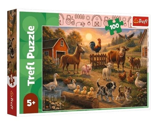 <img src='https://webimage.pl/pics/226/6/d5900511166095.jpg' style='height:440px' /> Puzzle 100 Przyjaciele ze wsi TREFL