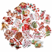 Naklejki winylowe Boże Narodzenie 4-6cm 46szt