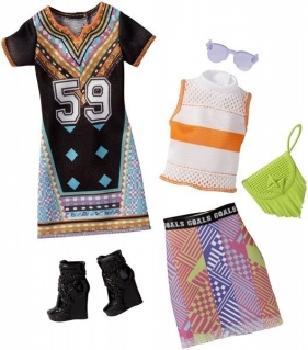 BARBIE Ubranka Boho + Akcesoria 2pak (FCT81/FBB78)