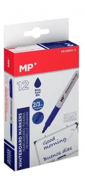 Marker do tablic 2,0/3,0mm niebieski (12szt)