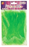 Piórka zielone 10-12cm 50szt
