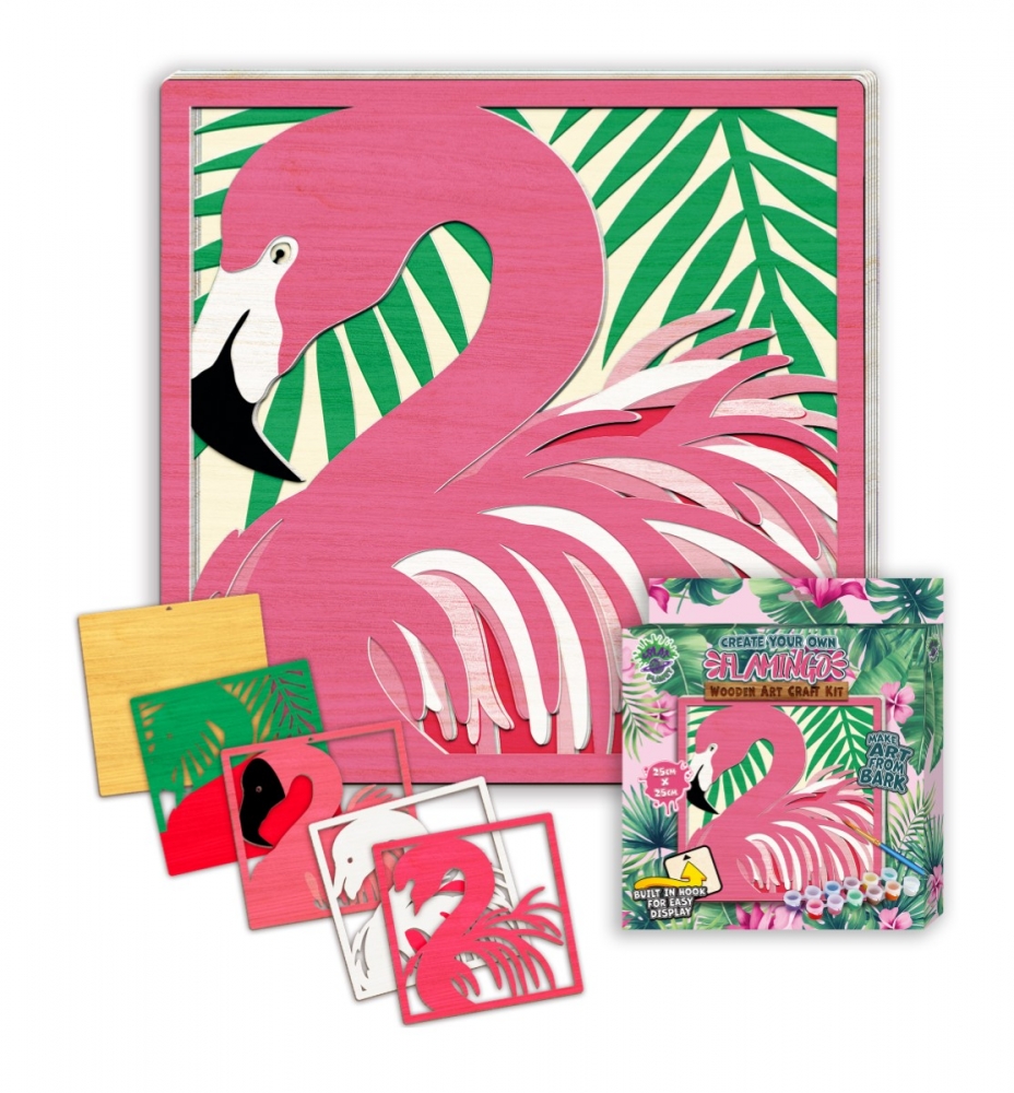 Zestaw do tworzenia obrazów z drewna - flaming