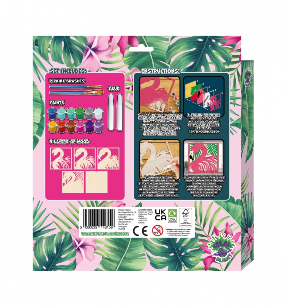 Zestaw do tworzenia obrazów z drewna - flaming