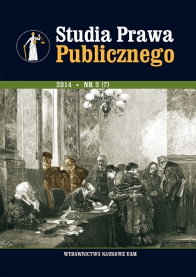 Studia Prawa Publicznego 3/2014 - Wojtczak Krystyna (red.)<br />