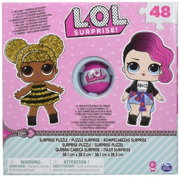 <img src='https://webimage.pl/pics/227/0/d778988161227.jpg' style='height:440px' /> Puzzle Kula L.O.L Suprise Cardinal Games (6044936)