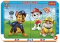 Trefl, Puzzle ramkowe Baby 2w1: Wesoły Psi Patrol (80022)