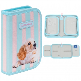 Astrabag, Piórnik pojedynczy dwuklapkowy bez wyposażenia - Puppy Line, AC1
