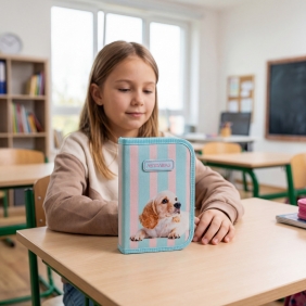 Astrabag, Piórnik pojedynczy dwuklapkowy bez wyposażenia - Puppy Line, AC1