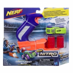 Nerf Nitro Throttleshot Blitz, niebieski (C0780/C0781)